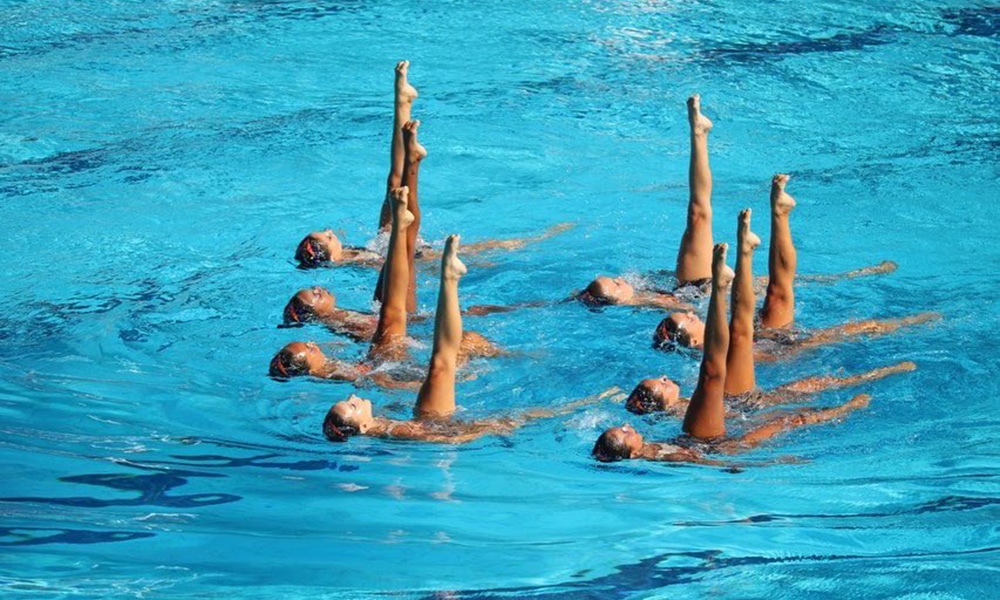Equipe Técnica nado artístico Mundial de Esportes Aquáticos Budapeste Hungria