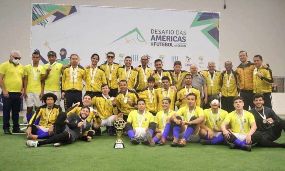 Brasil é ouro e prata no Desafio das Américas de futebol de cegos - Seleções