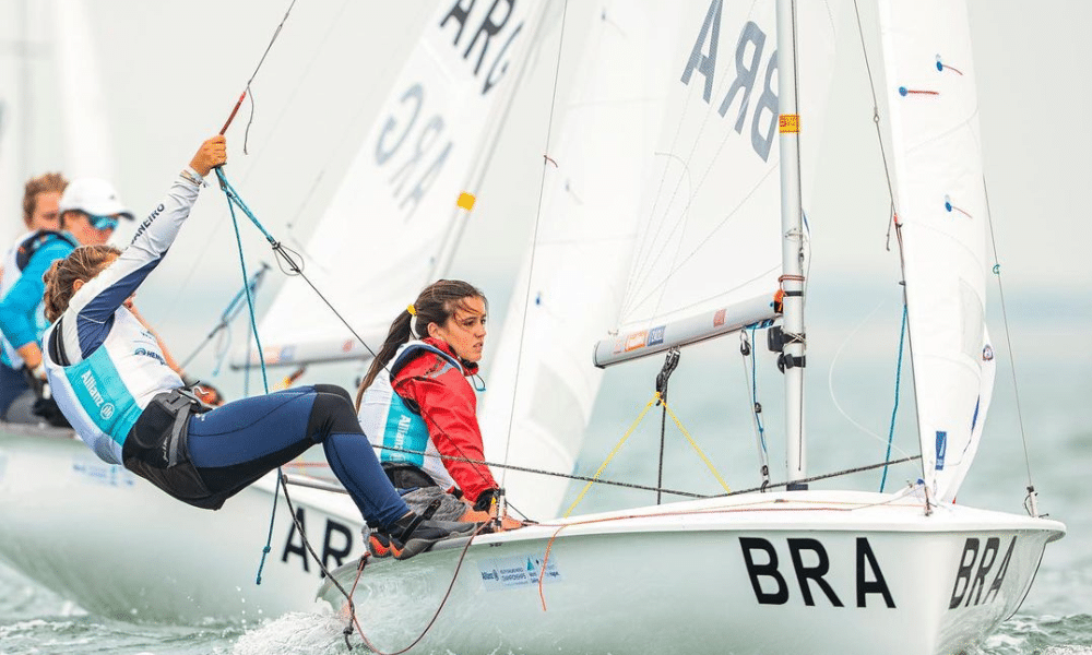 Joana Gonçalves e Luana Madureira no Mundial da Juventude de vela