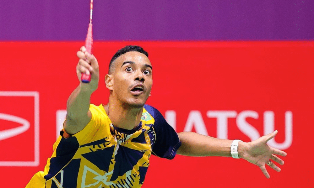 Ygor Coelho Aberto de Singapura de badminton