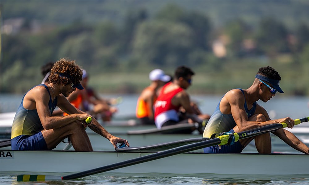 Iago Costa Luiz Felipe Faria remo brasil Mundial Júnior e Sub-23 de remo Mundial Sub-23 e Júnior de remo Dois sem peso leve masculino Sub-23