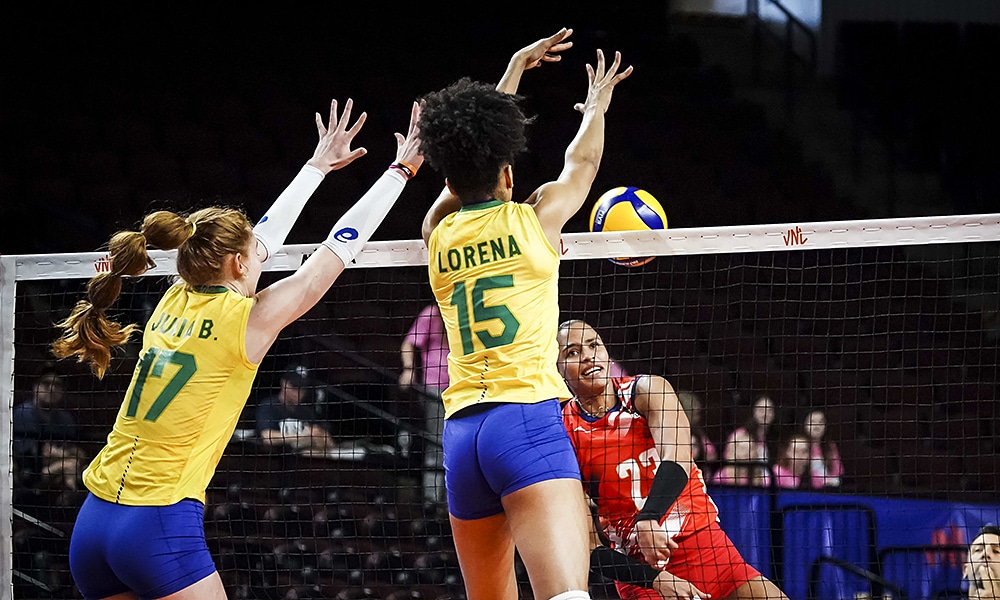 Lorena vôlei feminino seleção brasileira de vôlei feminino seleção feminina de vôlei Liga das Nações de vôlei feminino República Dominicana contratação sesi bauru vôlei chiquitita