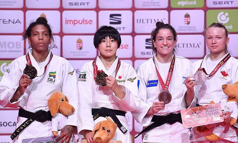 Rafaela Silva judô medalha de prata Grand Slam de Budapeste medalha de prata
