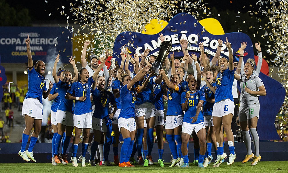 seleção brasileira de futebol feminino seleção feminina de futebol Copa América Ouro