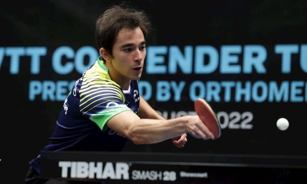 Ao vivo- Hugo Calderano x Alexis Lebrun na final do WTT Contender Túnis