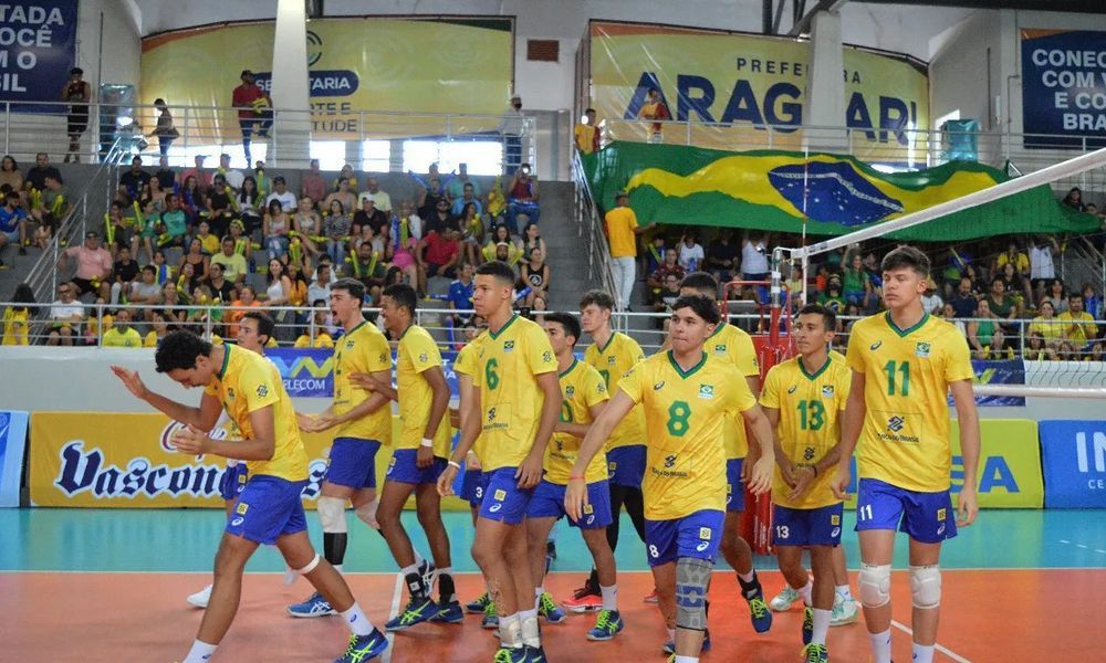 Brasil perde para Argentina e fica com a prata do Sul-Americano Sub-19 de vôlei masculino