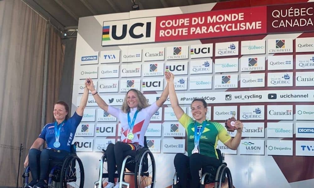 Jady Malavazzi conquista outro bronze na Copa do Mundo de paraciclismo