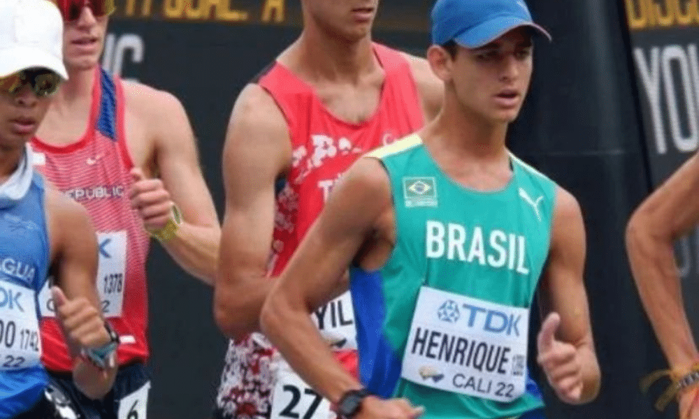 Otávio Henrique no Mundial sub-20 de atletismo