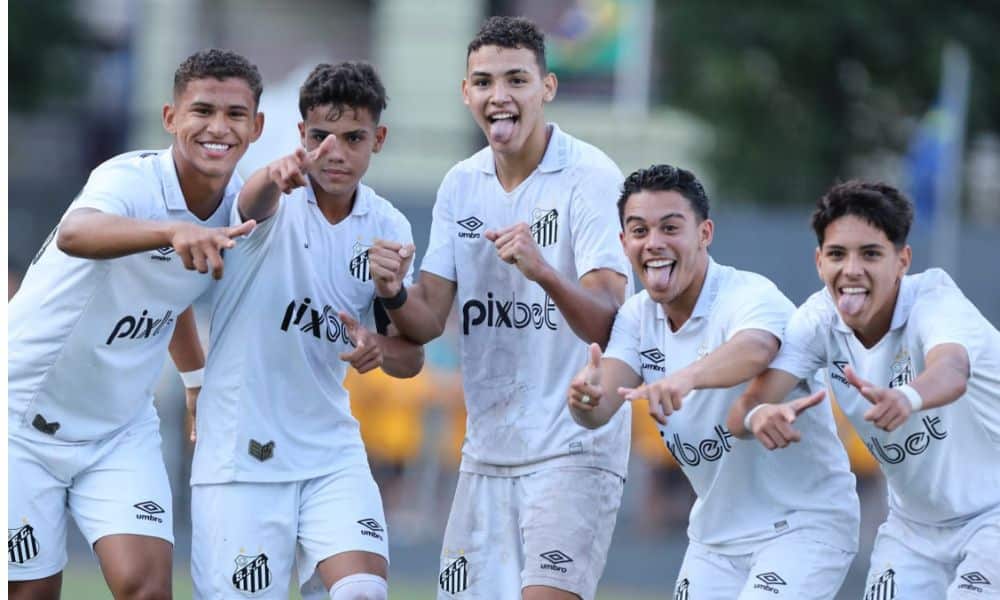 Santos goleia Internacional e mantém invencibilidade no Brasileiro sub-17