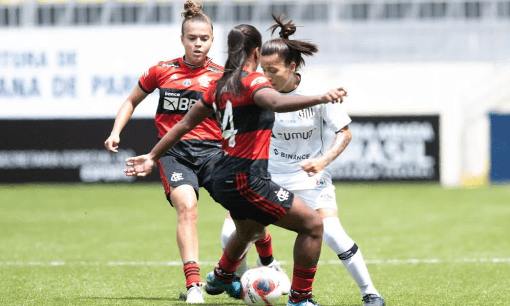 Santos e Flamengo pelo Brasileirão de futebol feminino