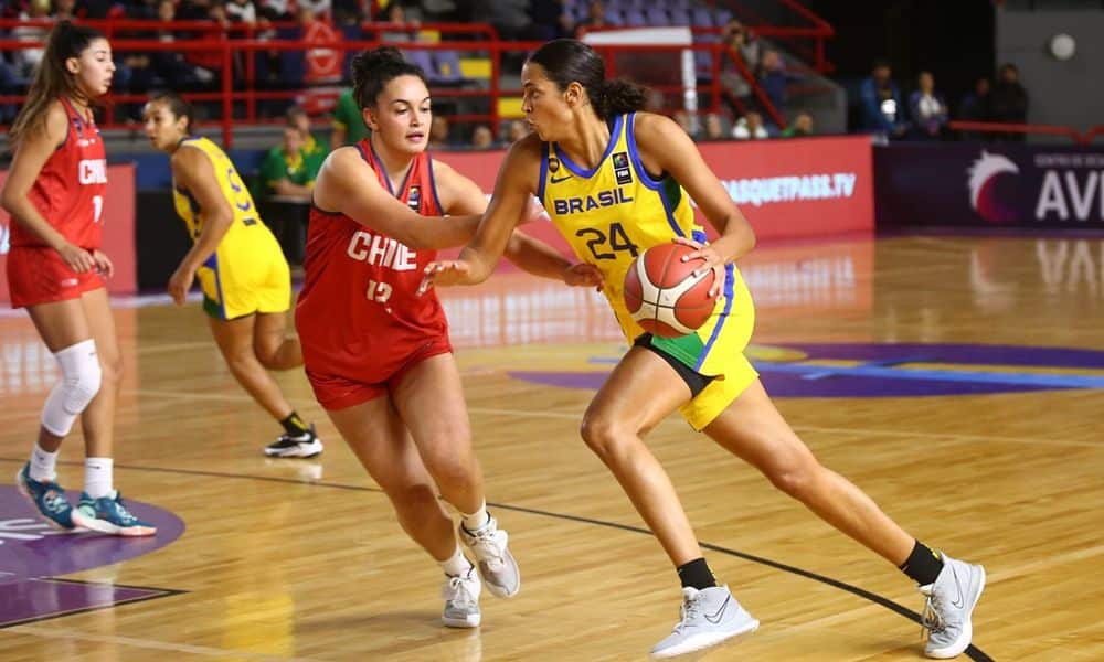 Brasil x Chile Sul-Americano de basquete feminino