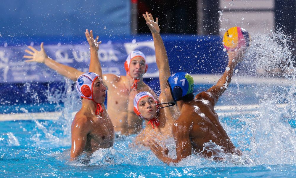 Brasil Holanda polo aquático sub-18 Mundial Júnior de polo aquático masculino Kuwait