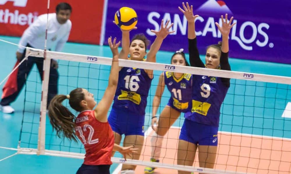 Brasil x Chile Sul-Americano Sub-21 de vôlei feminino