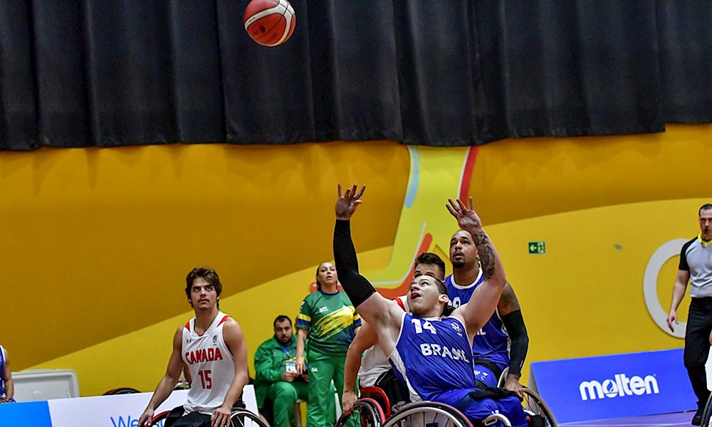 Sérgio Veiga Seleção brasileira de basquete em cadeira de rodas no Mundial Sub-23