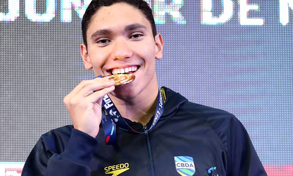 Stephan Steverink natação ouro 400m livres Mundial Júnior de natação
