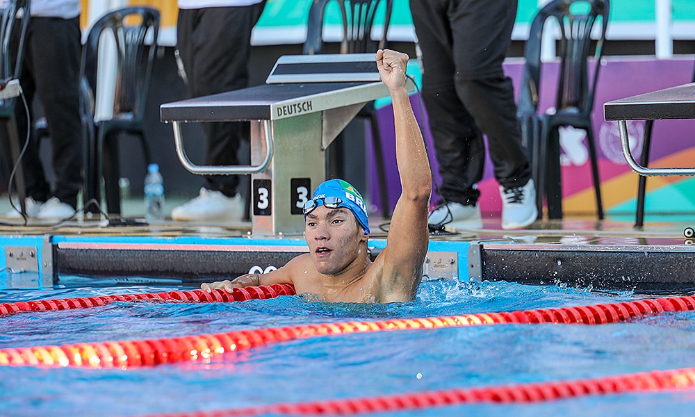 Stephan Steverink natação Mundial Júnior de natação 400 m livre Brasil seleção brasileira