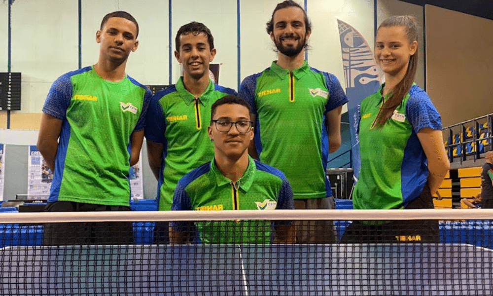 Quinteto brasileiro no Aberto Paralímpico da Grécia de tênis de mesa