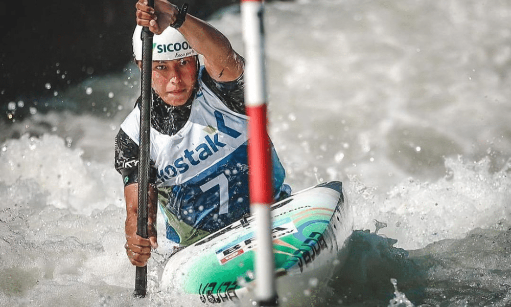 Ana Sátila na Copa do Mundo de canoagem slalom em La Seu