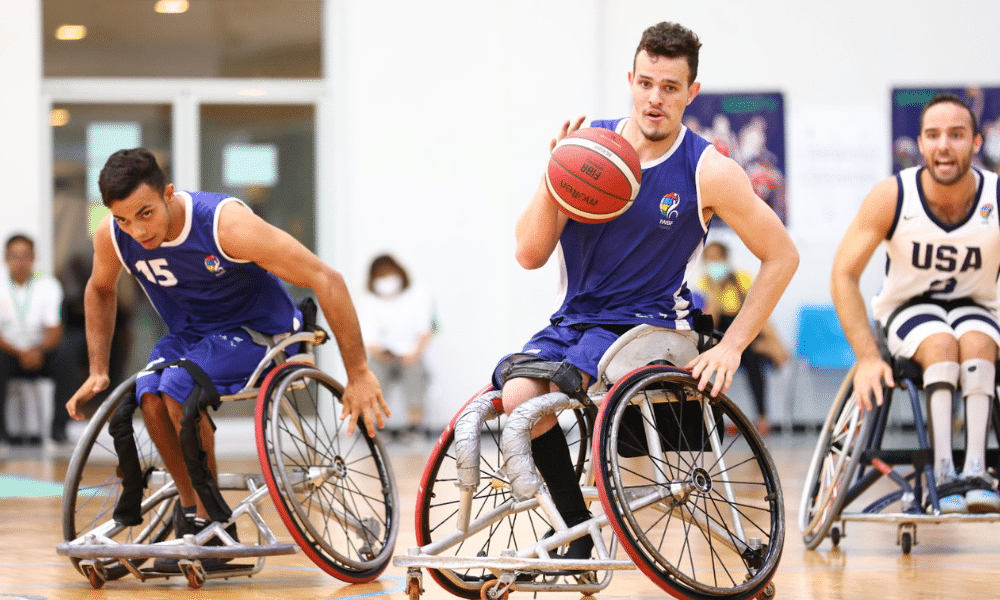 Brasil Estados Unidos Mundial sub-23 basquete em cadeira de rodas