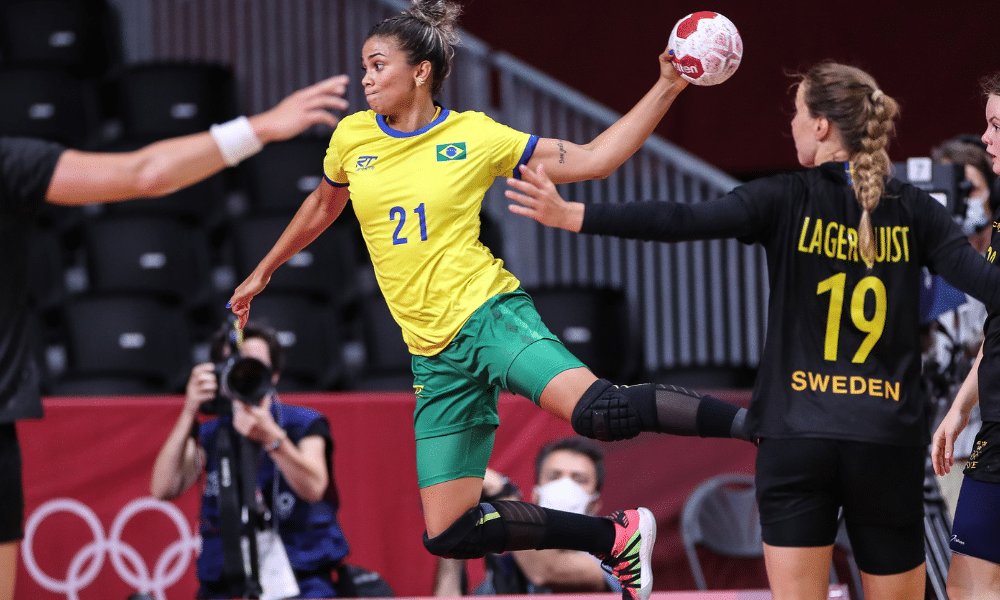 Brasil e Suécia amistoso handebol feminino