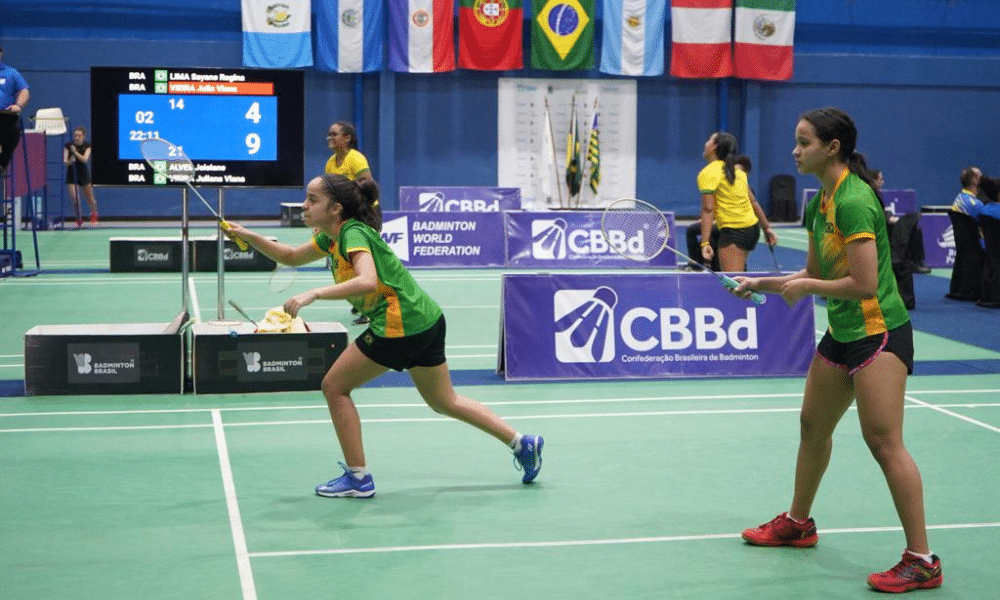 Jeisiane Alves e Juliana Vieira Brazil International Series badminton