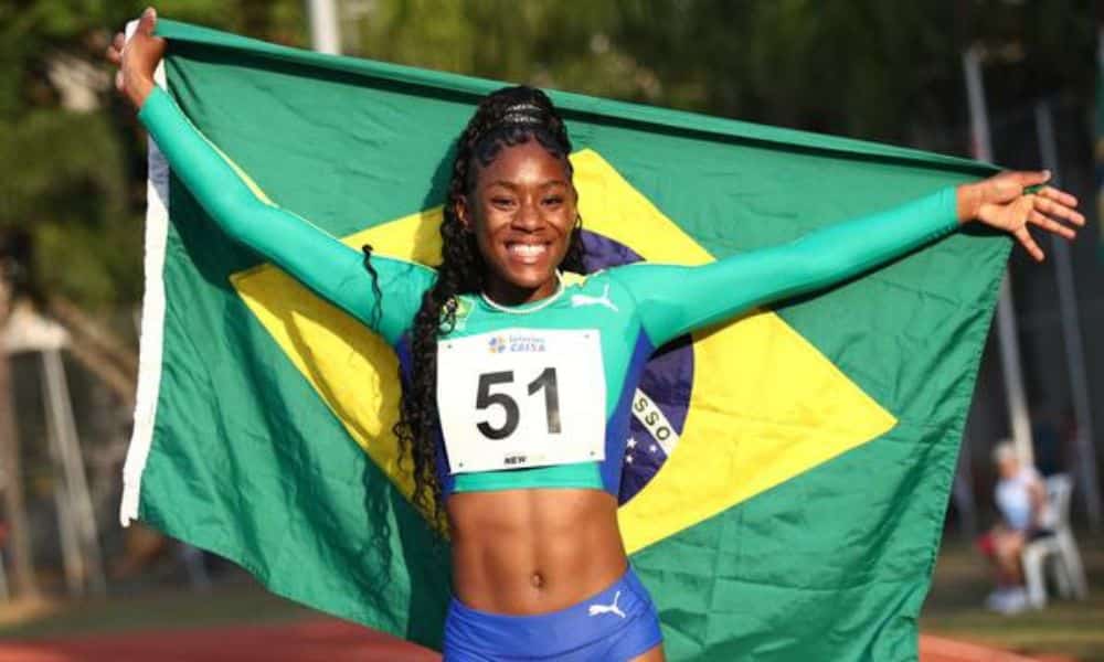 Vanessa Sena 100 m feminino Sul-Americano Sub-18 de atletismo