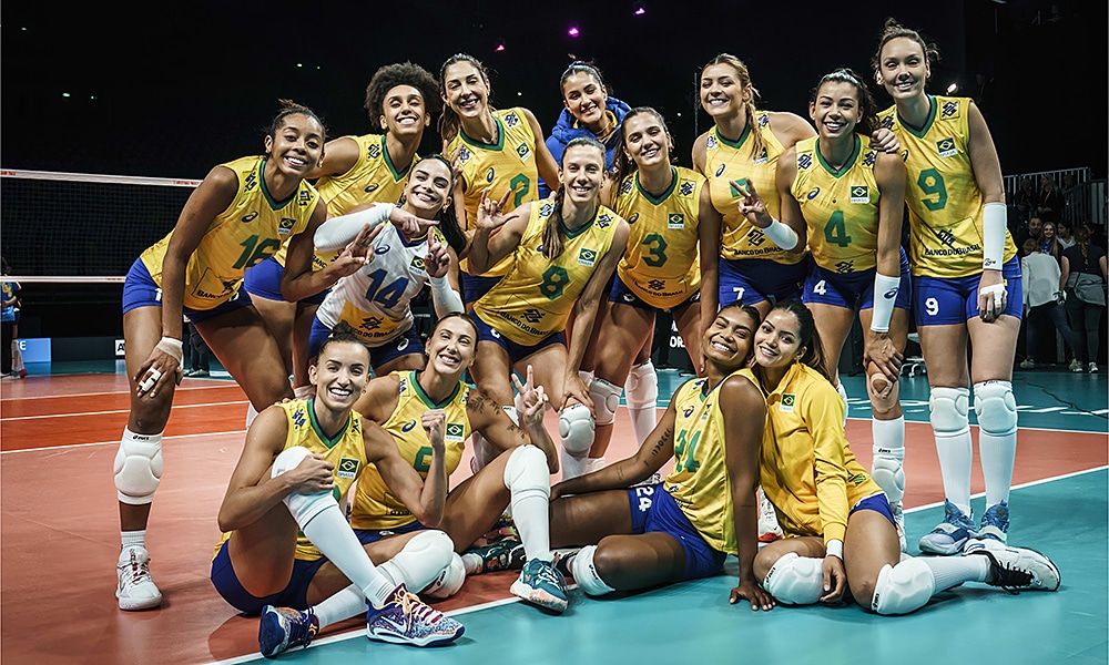 Brasil Colômbia Mundial de vôlei feminino