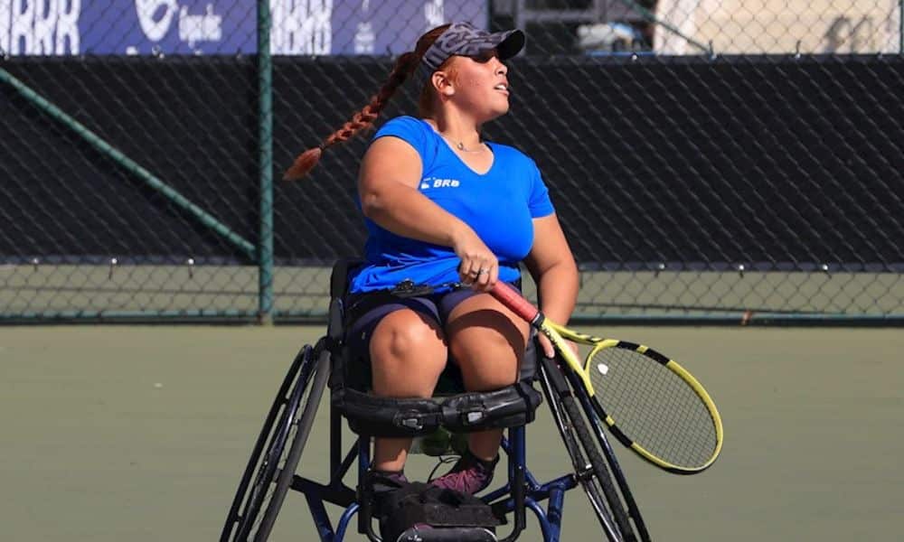 Jade Lanai tênis em cadeira de rodas
