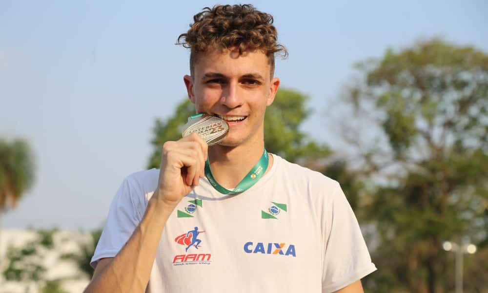 Renan Galina 200m Brasileiro Sub-23 de atletismo