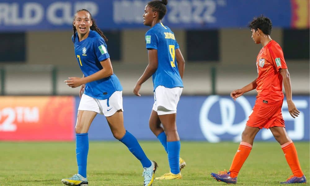 Aline Copa do Mundo sub-17 de futebol feminino Brasil índia