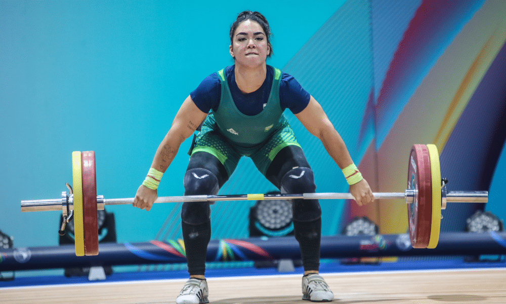 Amanda Schott levantamento peso Assunção 2022