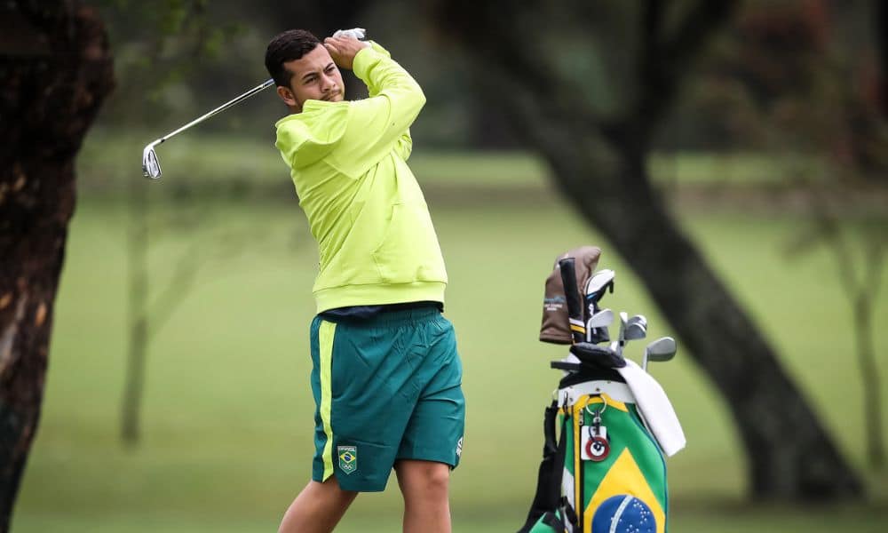 Andrey Xavier golfe golfista jogos sul Americanos de assunção 2022
