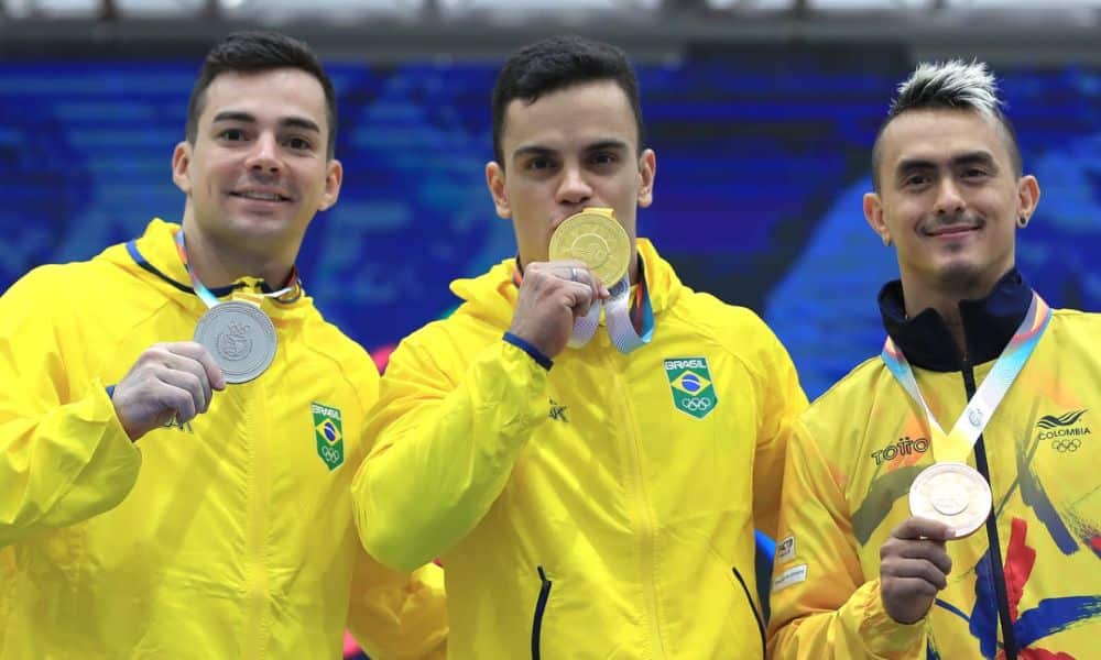 Equipe masculina brasileira Jogos Sul Americanos de Assunção 2022 Caio Souza e Lucas Bittencourt dobradinha