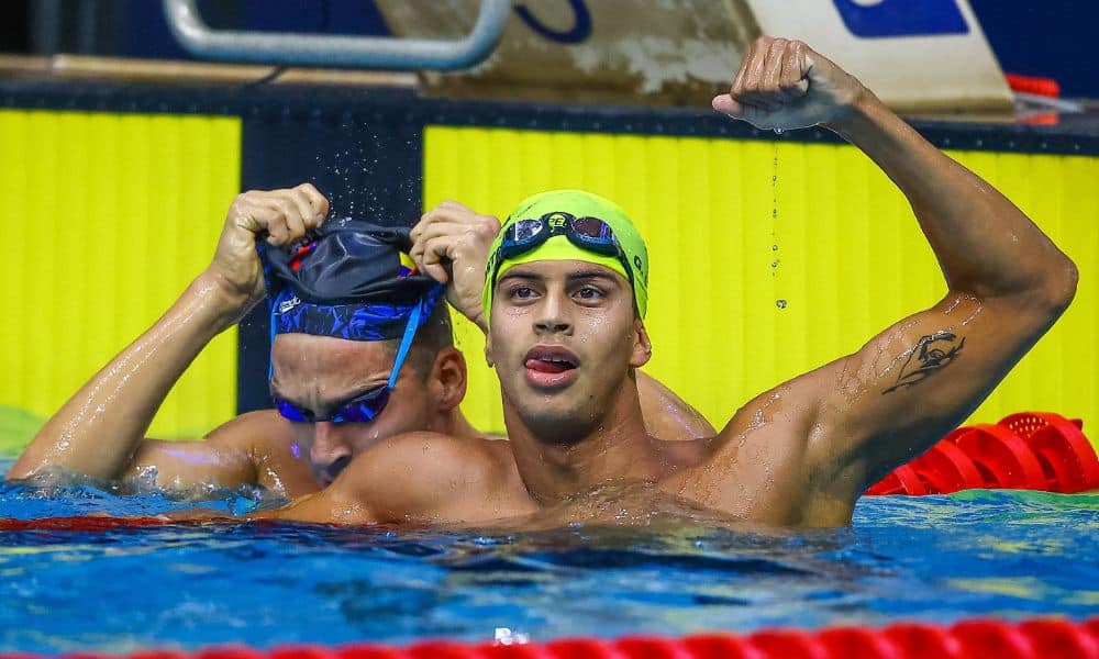Jogos Sul Americanos de Assunção 2022 Guilherme Costa Cachorrão natação Brasil brasileira US Open de natação