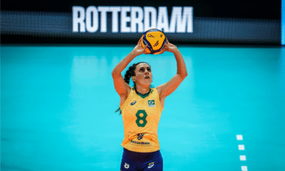 Macris, jogadora da seleção brasileira feminina de vôlei (Divulgação/Volleyball World)
