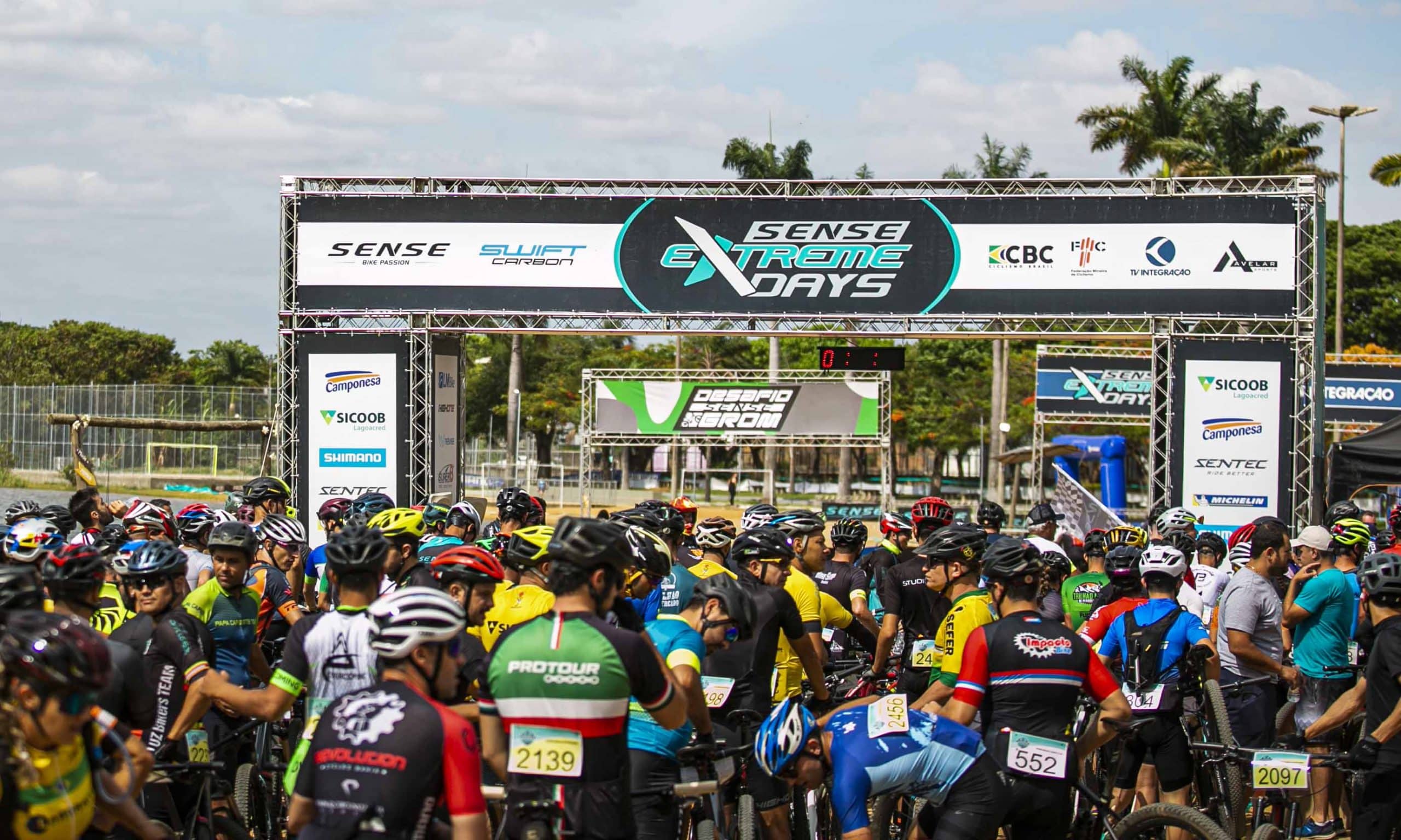 Prova de ciclismo MTB em Minas Gerais