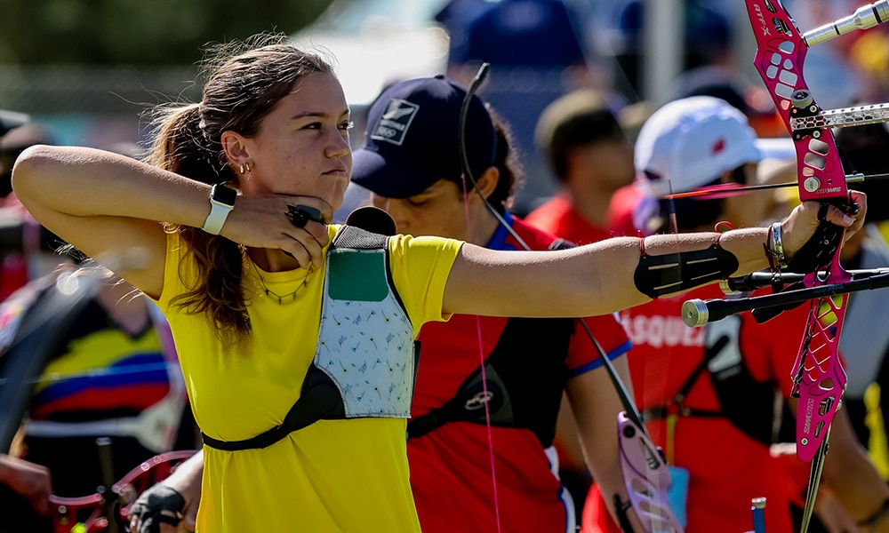 Ana Luiza Caetano tiro com arco recurvo arco recurvo Jogos Sul-Americanos de Assunção 2022 medalha de ouro