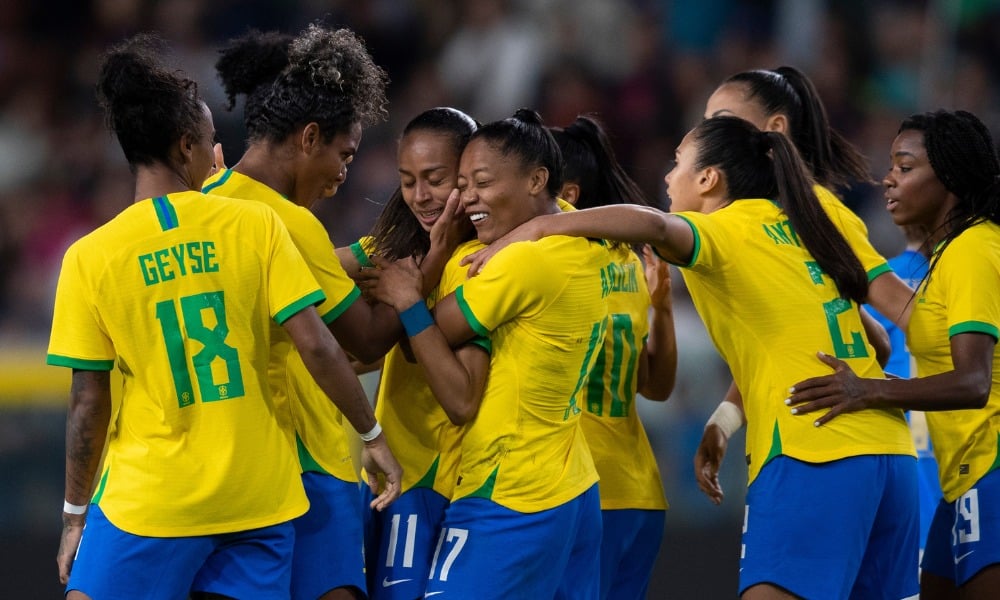 Brasil Itália amistoso futebol feminino