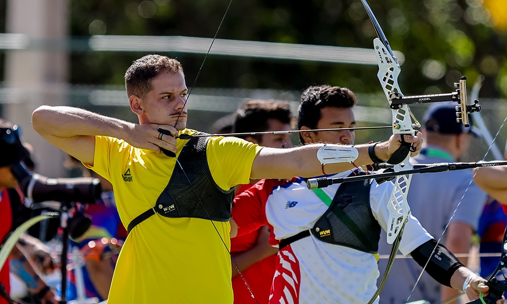 Marcus D'Almeida tiro com arco recurvo arco recurvo Jogos Sul-Americanos de Assunção 2022 medalha de ouro medalha de prata