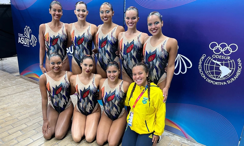 nado artístico equipes Jogos Sul-Americanos Brasil seleção brasileira de nado artístico