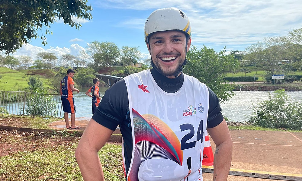 Pepê Gonçalves canoagem slalom jogos sul-americanos medalha de ouro