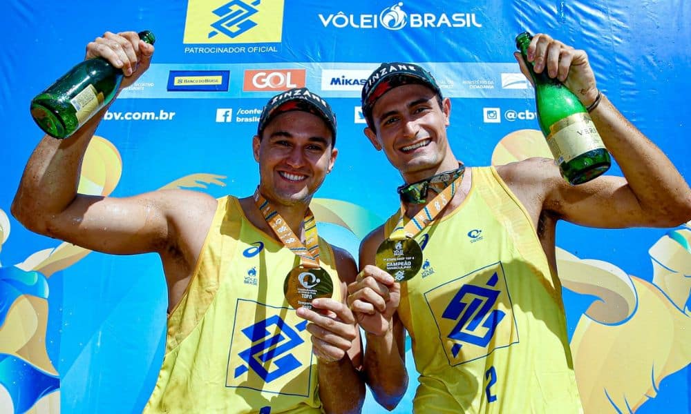 André e George são tricampeões do Circuito Brasileiro de Vôlei de Praia
