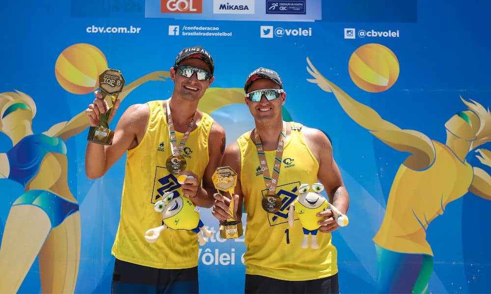 André/George André e George Circuito Brasileiro de vôlei de praia top 8 etapa de niterói
