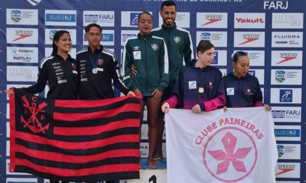 Campeonato Brasileiro de nado artístico tem campeões no dueto e solo