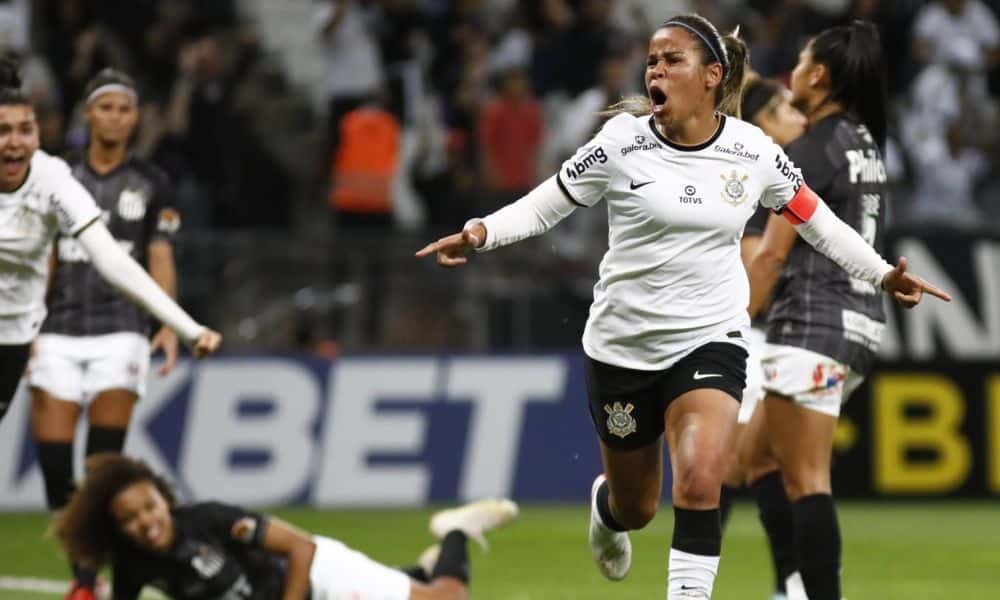 Corinthians e Santos Paulistão Feminino de Futebol 2022 9º rodada