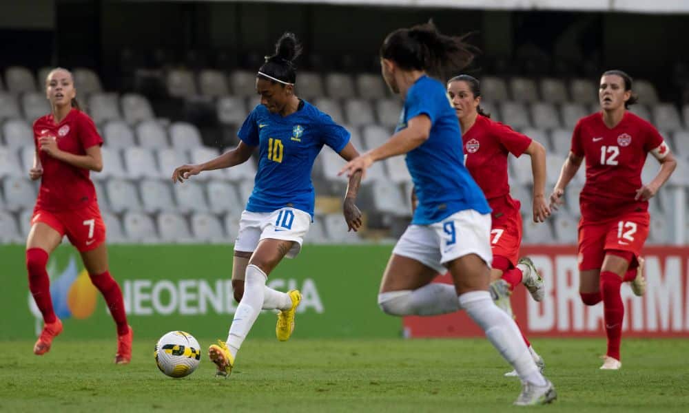 Kerolin Brasil x Canadá amistoso de futebol feminino