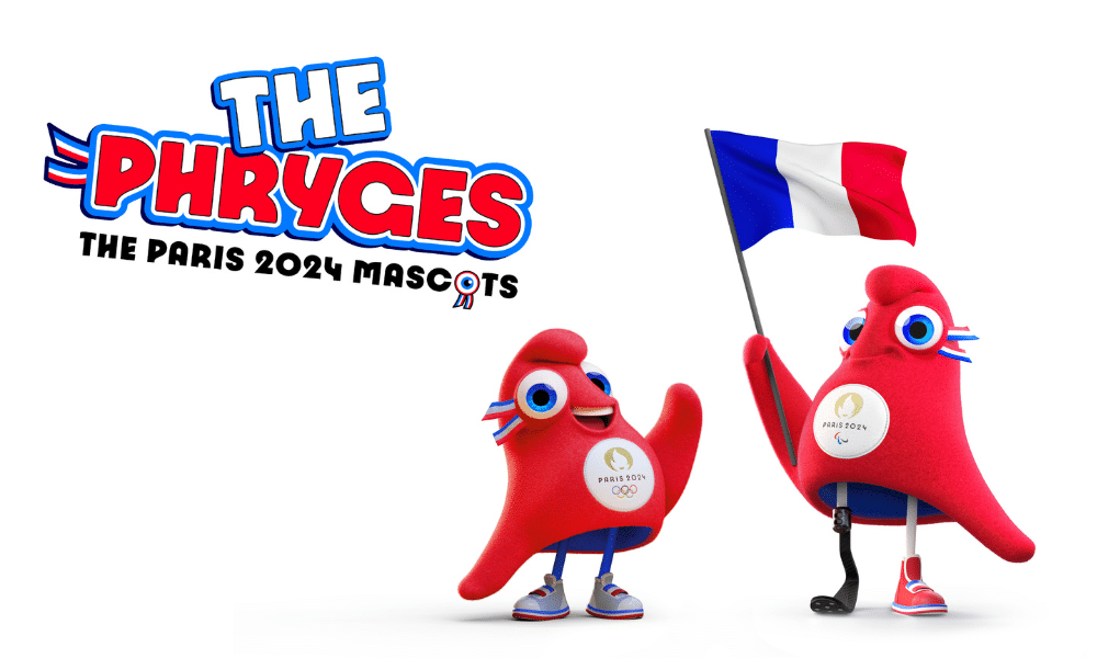 Mascotes dos Jogos Olímpicos e Paralímpicos Paris 2024 Revolução Francesa