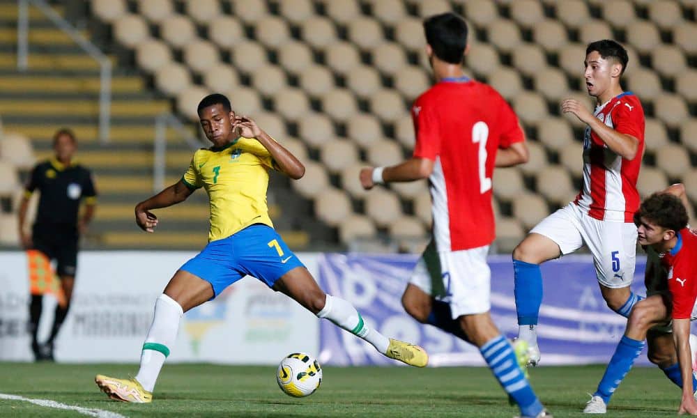 Seleção Brasileira sub-17 vence Paraguai novamente em São Luís Rayan Vasco da gama