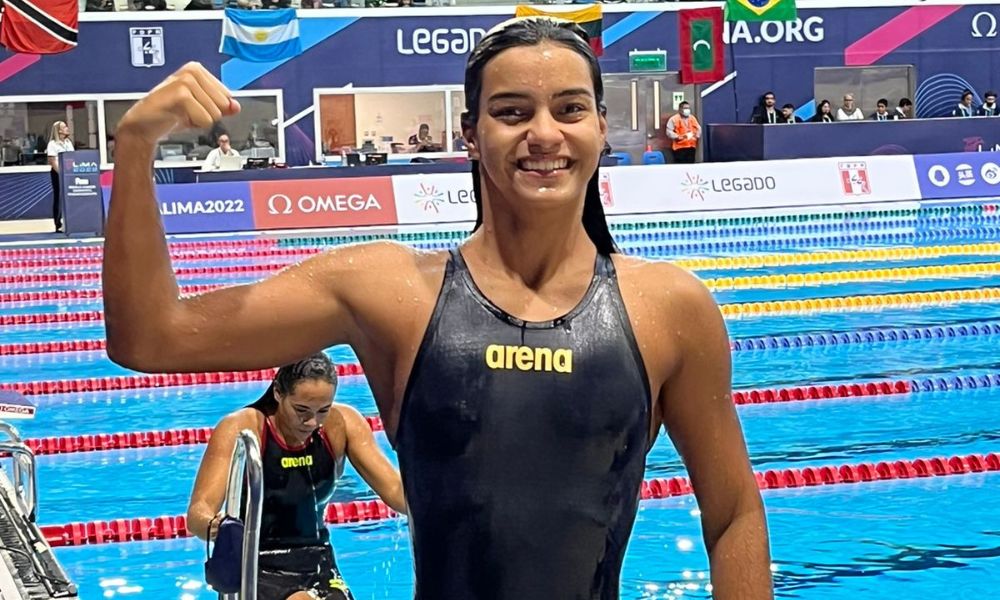Beatriz Bezerra é prata nos 50 m borboleta no Mundial Júnior de natação