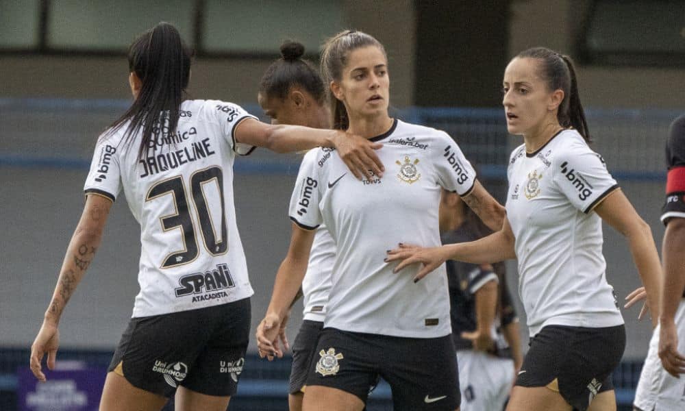 Corinthians e Red Bull Bragantino na final - Jogadoras do Timão comemoram vaga na final da Copa Paulista